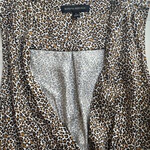 Banana Republic Jumpsuit cheetah print size 4